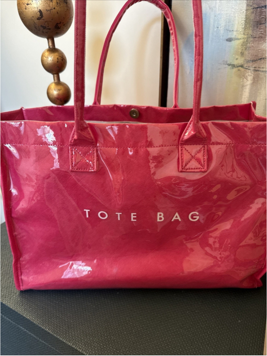 KALIDI FANCY FOREST Handbags - KALIDI Tote Bag Women Kraft Paper Pink Large